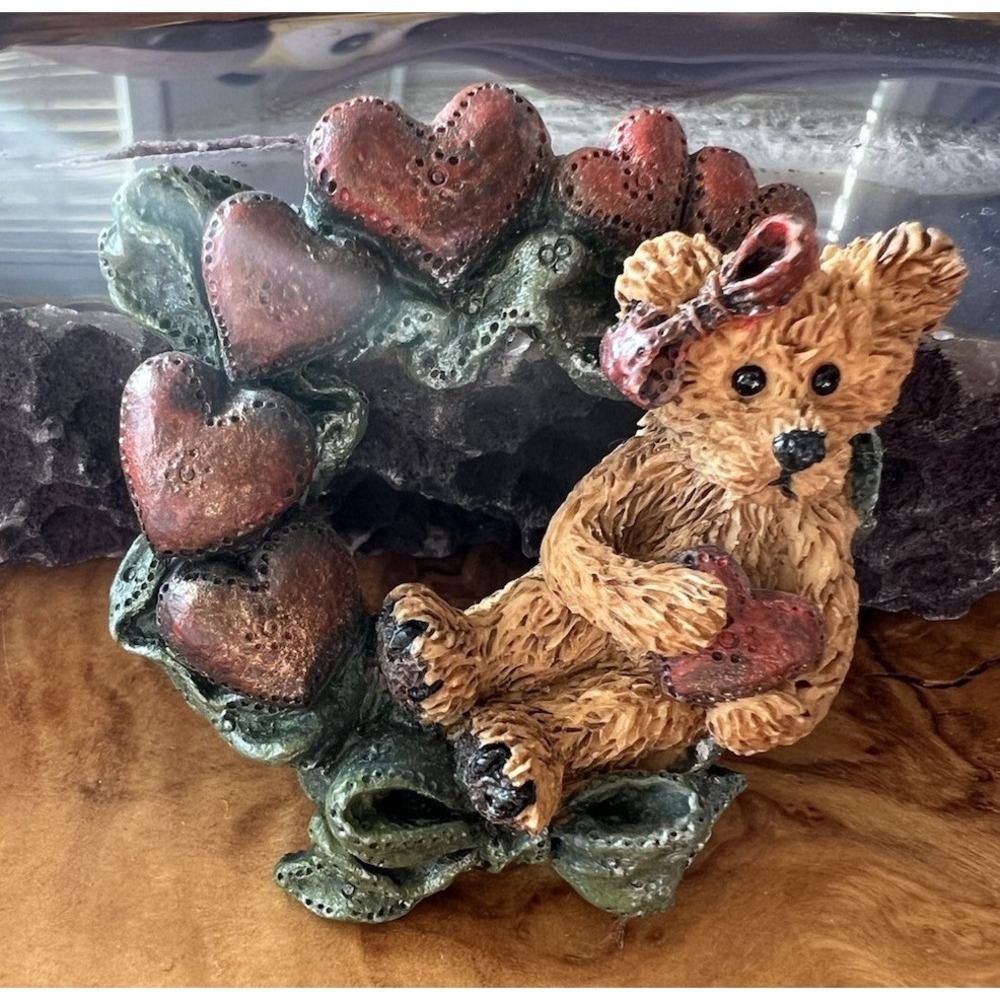 Vintage 1995‎ Boyds Bears & Friends BearWear  Brooch Valentine's Day Gift